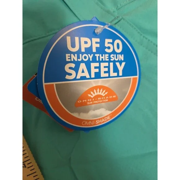 Columbia PFG Shorts Women’s Size 16 Omni Shade UPF 50 Turquoise NWT - Picture 9 of 9